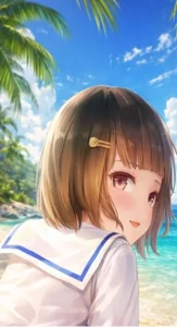 Summer Island With Cute Girl screenshot 1