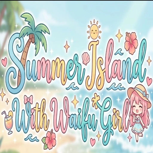 Summer Island With Waifu Girl