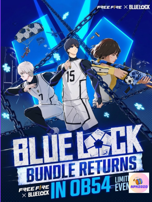 Free Fire X Blue Lock Chapter 2 Resmi Hadir! Bundle Rin Itoshi, Isagi & Nagi Mulai 17 Juli 2026