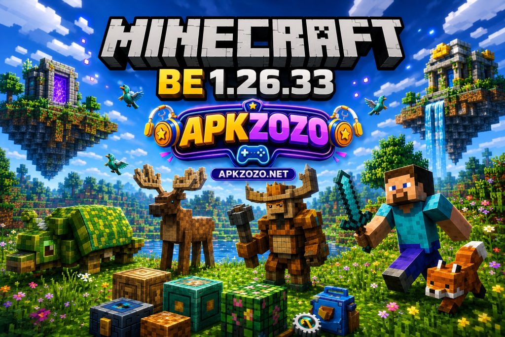 Minecraft 1.26.33.1 APK Download – Latest Hotfix for Android