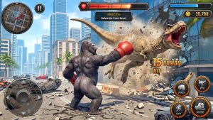 Gorilla Transform Robot War screenshot 3